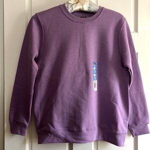FRUIT OF THE LOOM Crewneck Purple Sweatshirt Adult M. NWT